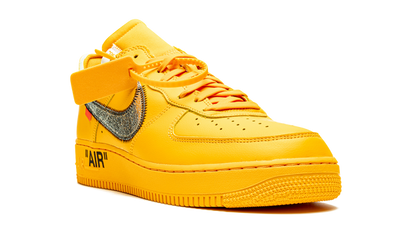 Nike Air Force 1 Low Off-White University Gold Metallic Silver