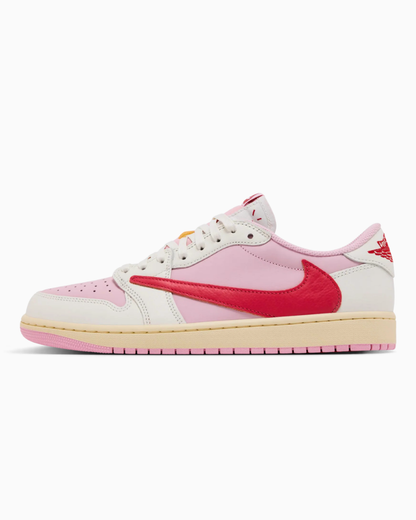 Air Jordan 1 Retro Low OG SP Travis Scott Sail Tropical Pink