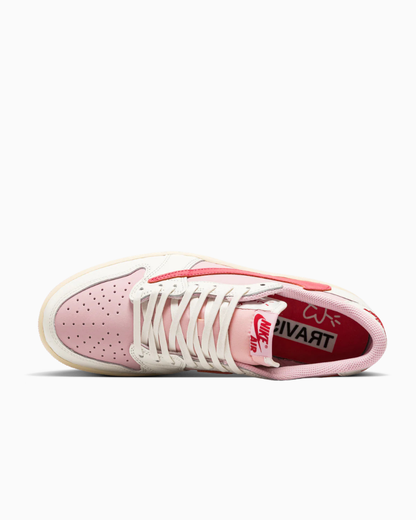 Air Jordan 1 Retro Low OG SP Travis Scott Sail Tropical Pink