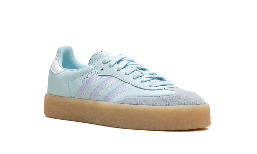 Adidas Samba Almost Blue Silver Metallic Gum