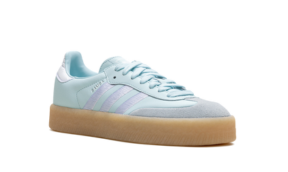 Adidas Samba Almost Blue Silver Metallic Gum