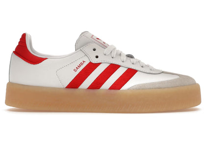 Adidas Samba White/Better Scarlet Gum