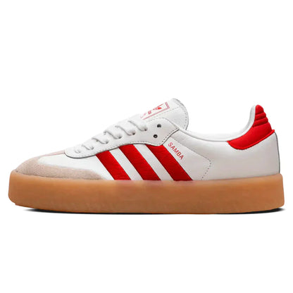 Adidas Samba White/Better Scarlet Gum