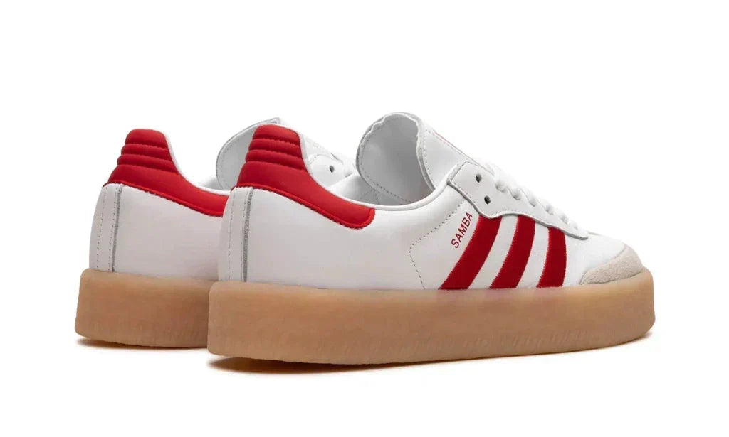 Adidas Samba White/Better Scarlet Gum