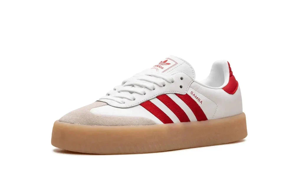 Adidas Samba White/Better Scarlet Gum