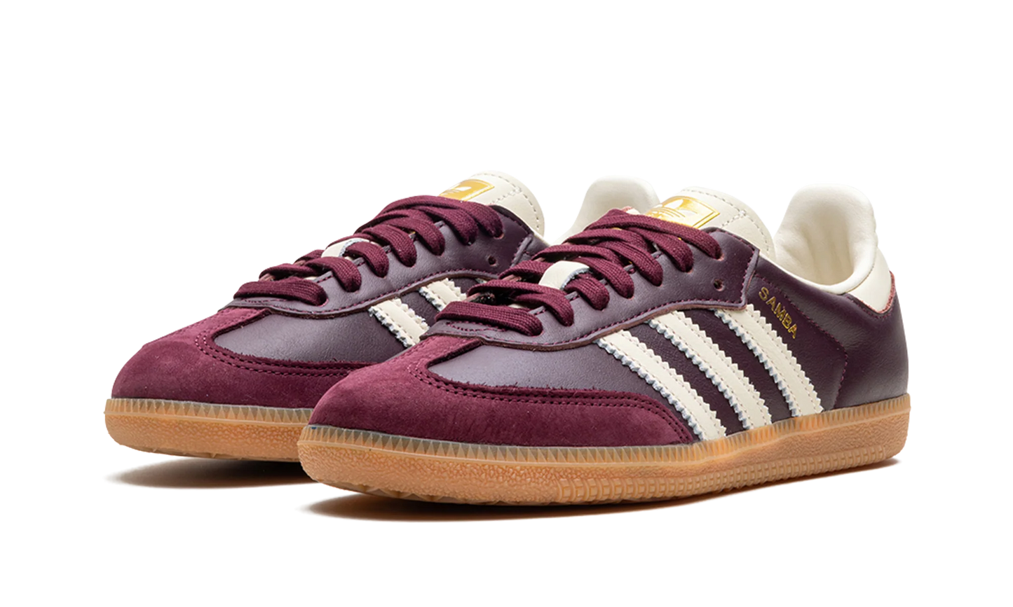 Adidas Samba OG Women's Maroon / Cream White