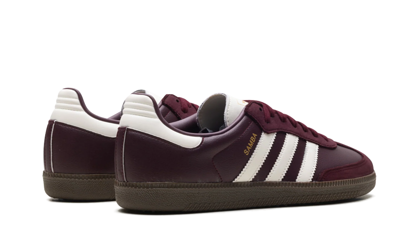 Adidas Samba OG Women's Maroon Off-White Gum