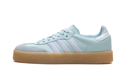 Adidas Samba Almost Blue Silver Metallic Gum