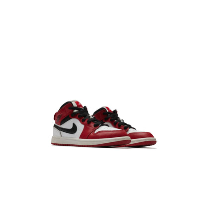 Pre-loved - Air Jordan 1 Mid Chicago White Heel (PS)