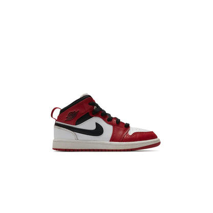 Pre-loved - Air Jordan 1 Mid Chicago White Heel (PS)