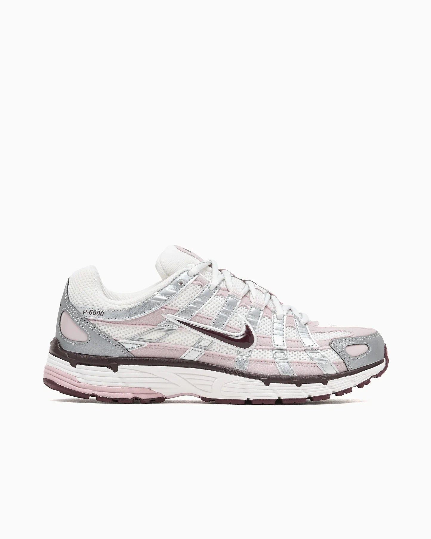 Nike P-6000 for Women Silver Burgundy Plum Chalk