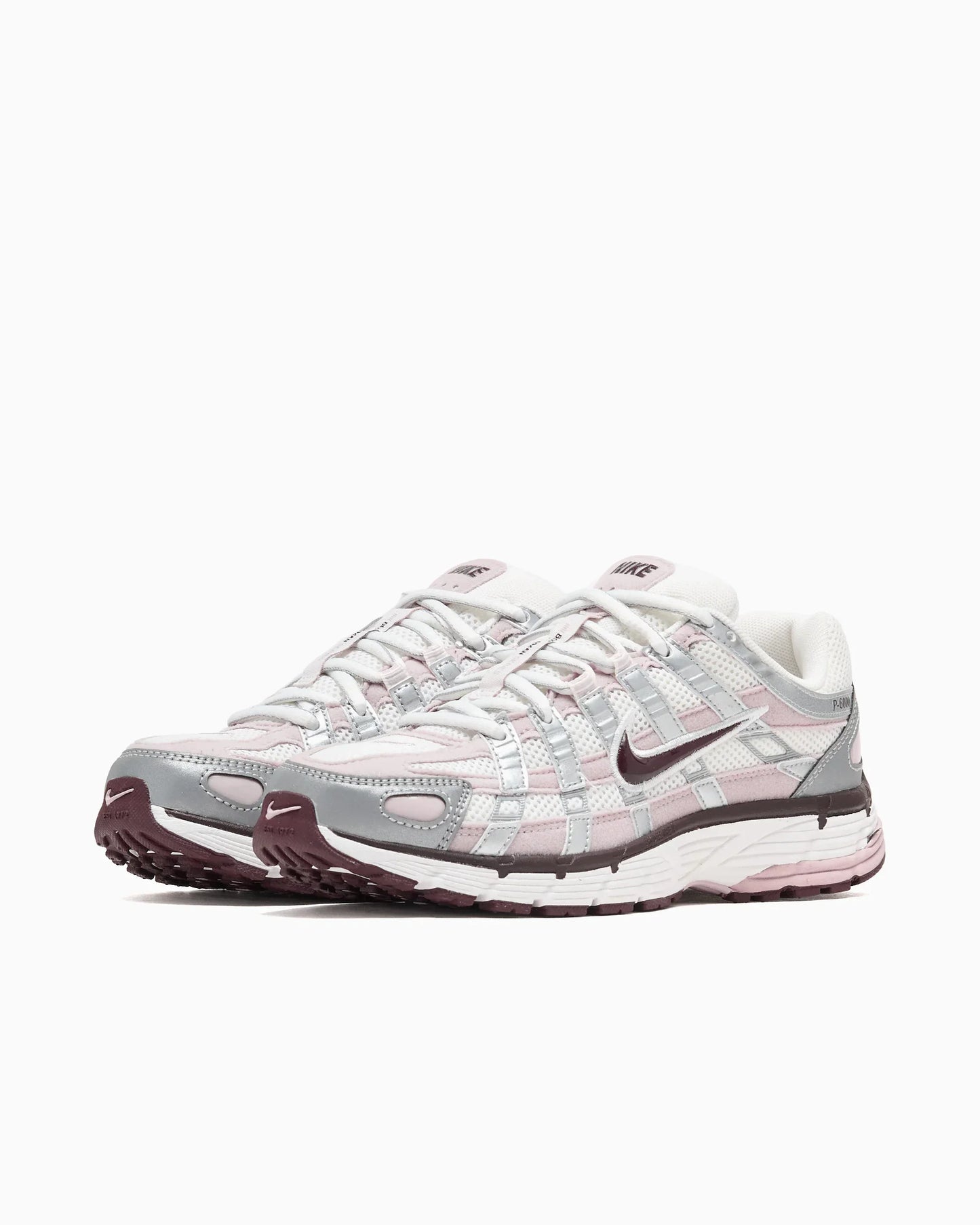 Nike P-6000 for Women Silver Burgundy Plum Chalk