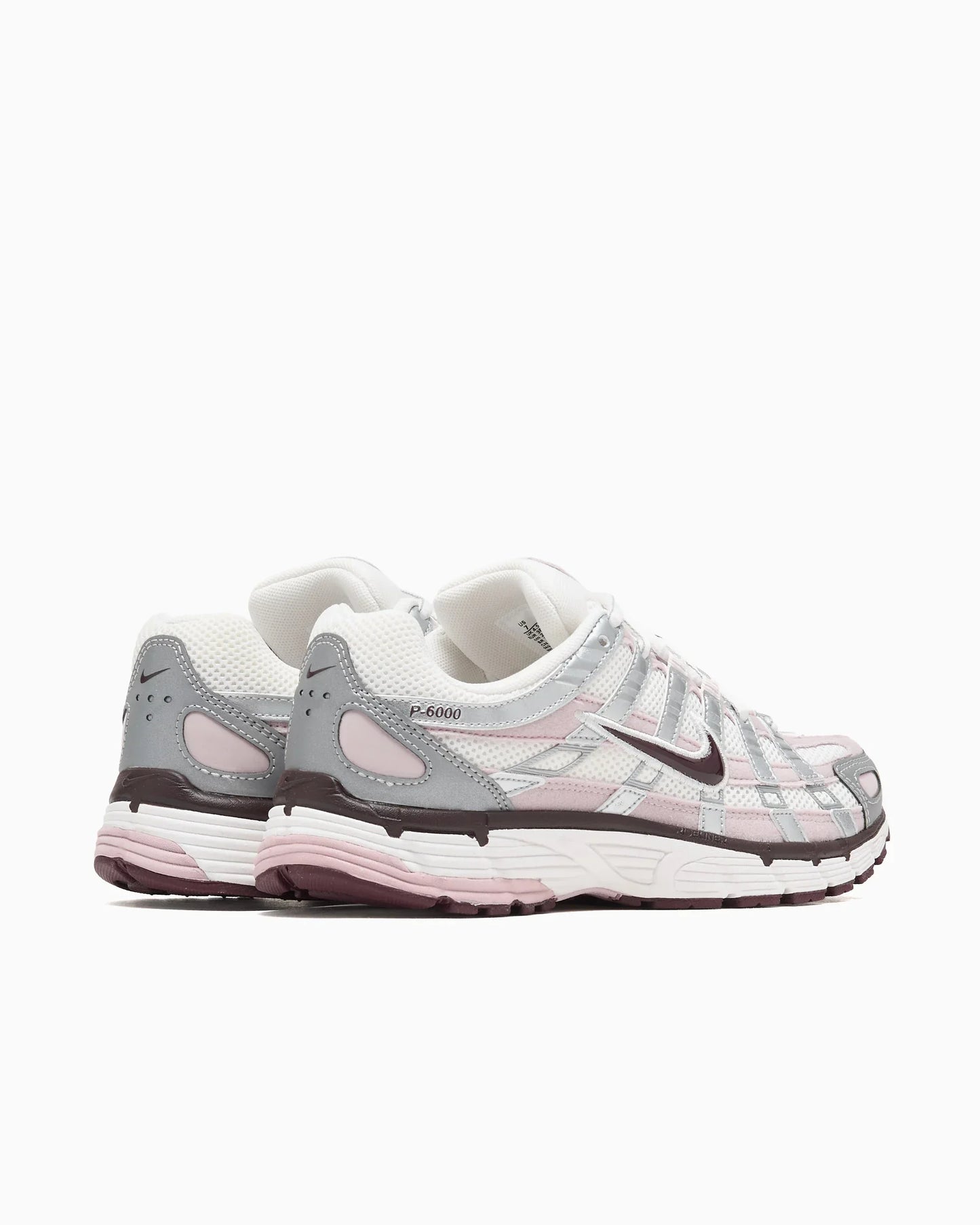 Nike P-6000 for Women Silver Burgundy Plum Chalk
