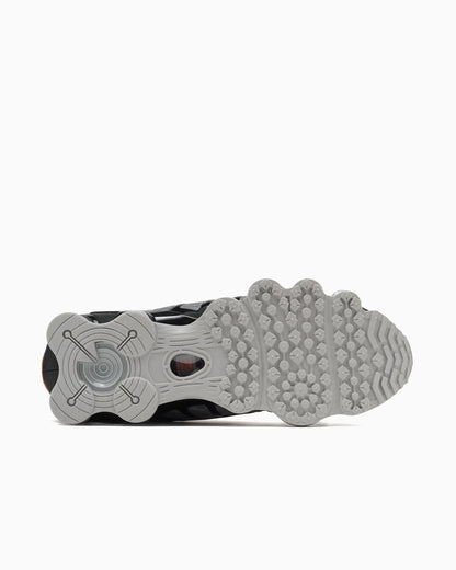 Nike Shox TL Light Smoke Gray, Black, and Bright Mandarin