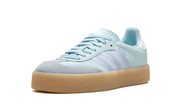 Adidas Samba Almost Blue Silver Metallic Gum