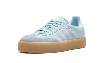 Adidas Samba Almost Blue Silver Metallic Gum